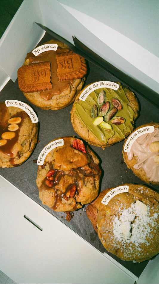 Box cookies à composer : 6 cookies artisanaux LE COOKIE EXPRESS